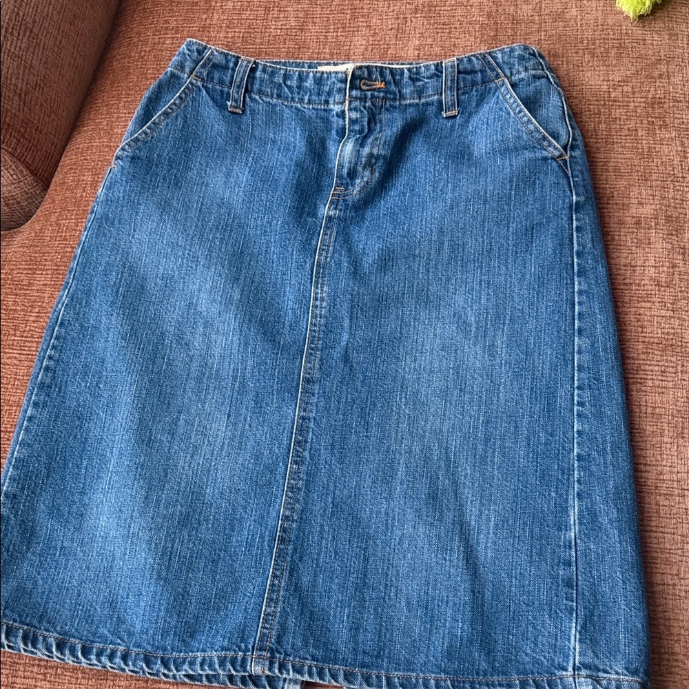 GAP Classic Blue A-Line Skirt